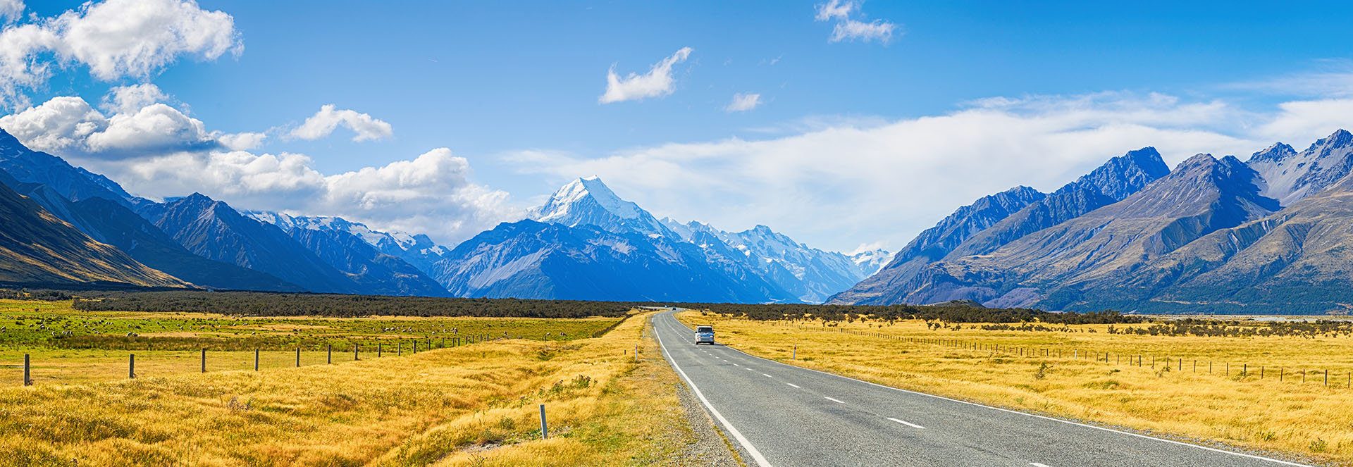 mountains with panorama